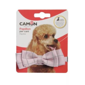 Rózsaszín kockás csokornyakkendő kutyáknak