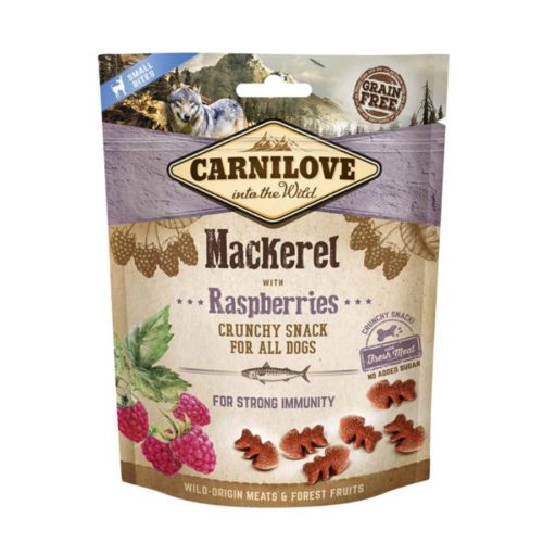 Carnilove Dog Crunchy Snack - Makréla málnával 200g