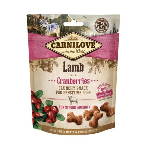 Carnilove Dog Crunchy Snack - Bárányhús vörösáfonyával 200g