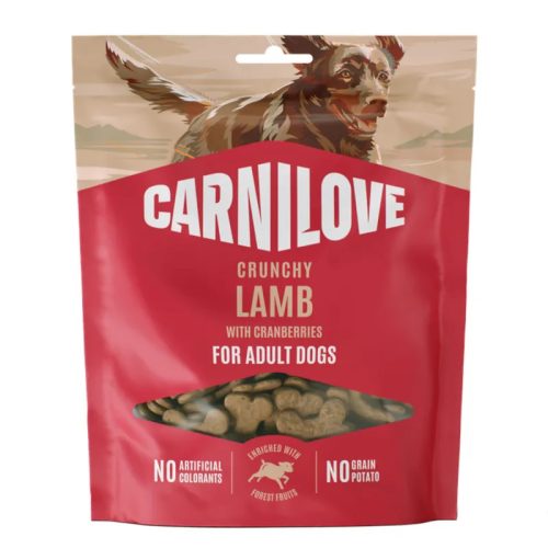 Carnilove Dog Crunchy Snack - Bárányhús vörösáfonyával 200g