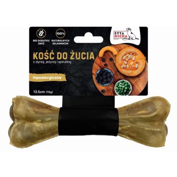   Syta Micha funkcionális rágócsont hipoallergén lóbőrből, tökkel, spirulinával és szederrel