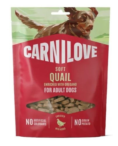 Carnilove Dog Semi Moist Snack - Fürj és oregánó 200g