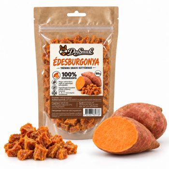 Édesburgonya tréning jutalomfalat 100g - DogSnack