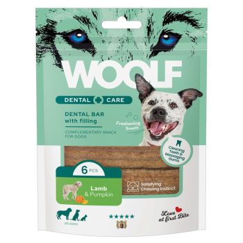   Woolf dental care - Bárány és sütőtök fogtisztító rúd 6 db 