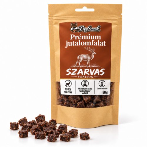 Prémium szarvas jutalomfalat 80 g - DogSnack