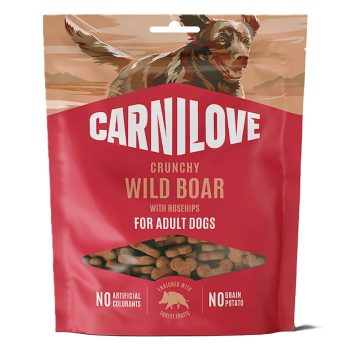 Carnilove Crunchy snack vaddisznó és csipkebogyó 200 g