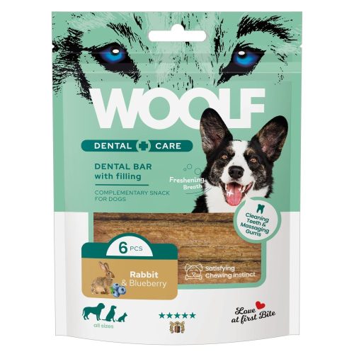 Woolf dental care - Nyúl és Áfonya fogtisztító rúd 6 db