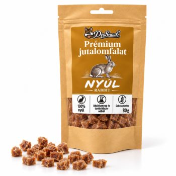 Prémium nyúl jutalomfalat 80 g - DogSnack