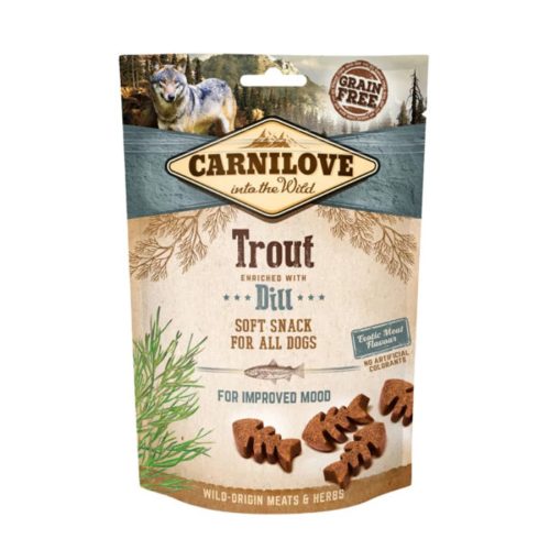 Carnilove Dog Semi Moist Snack - Pisztráng kaporral 200g