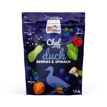   Syta Micha száraztáp - Kacsa, Édesburgonya és Bogyós gyümölcsök 1,5kg