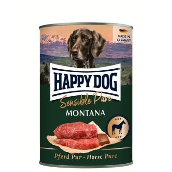 Happy Dog Sensible Pure Montana - lóhúsos konzerv 400g 