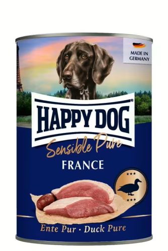 Happy Dog Sensible Pure France - kacsa húsos konzerv 400g