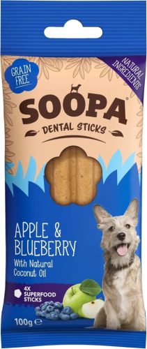 Soopa Dental Sticks - alma és áfonya 100g