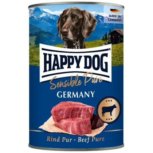 Happy Dog Sensible Pure Germany - marhahúsos konzerv 400g