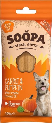 Soopa Dental Sticks - répa és sütőtök 100g