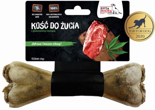 Syta Micha - funkcionális rágócsont Marha Kenderrel, Glükozaminnal és Kondroitinnal