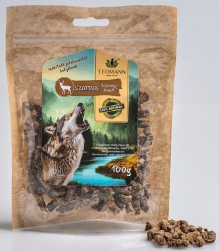 Teomann tréning snack szarvas falatok 100g