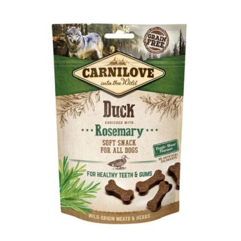 Carnilove Dog Semi Moist Snack - Kacsa rozmaringgal 200g