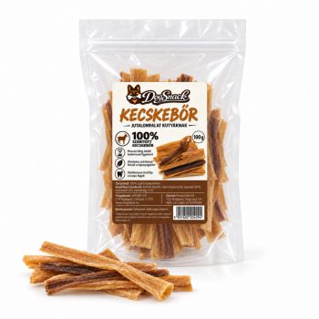 Szárított kecskebőr (szagtalan) 100g - DogSnack