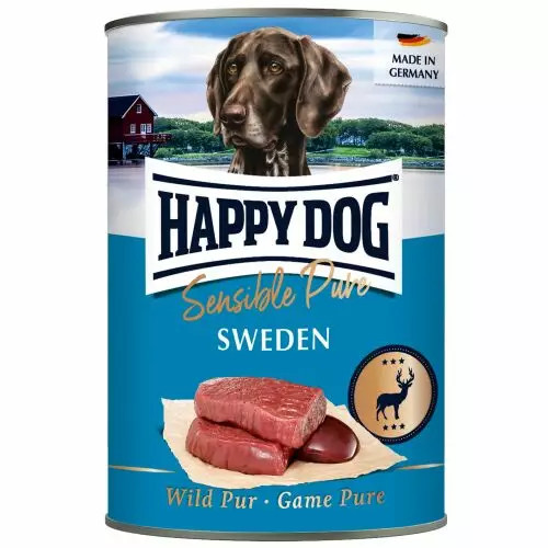 Happy Dog Sensible Pure Sweden - vadhúsos konzerv 400g