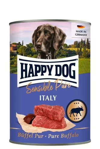 Happy Dog Sensible Pure Italy - bivaly húsos konzerv 400g