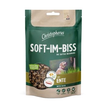   Christopherus Dog Jutalomfalat Grain Free Soft-Im-Biss Kacsa 125g