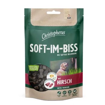   Christopherus Dog Jutalomfalat Grain Free Soft-Im-Biss Szarvas 125g