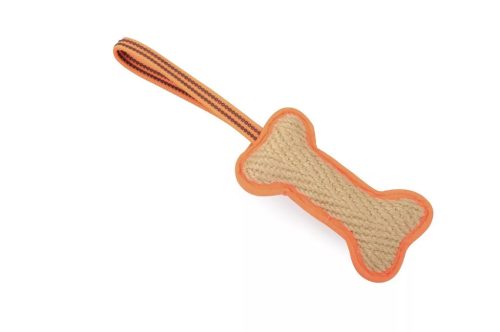 Juta poliészter apport játék csontalakú