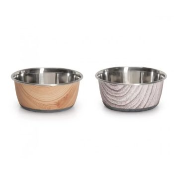 Rozsdamentes etető/itató tál 1760ML