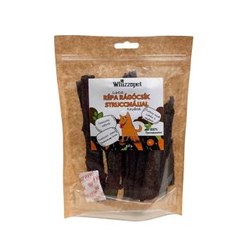 Whizzopet szárított répa rágócsíkok struccmájjal 100g