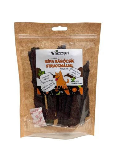 Whizzopet szárított répa rágócsíkok struccmájjal 100g
