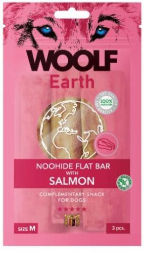 Woolf Dog Earth Salmon 90 g - kollagénes rudak