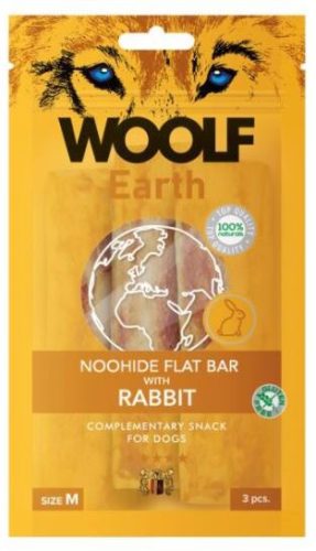 Woolf Dog Earth Rabbit 90 g - kollagénes rudak